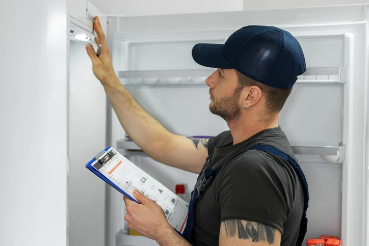 HomeHalo refrigerator repair service in a Michigan home
